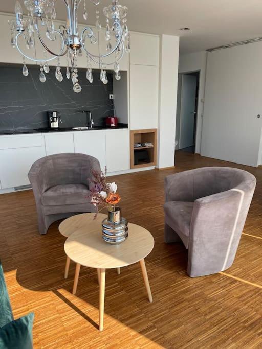 Penthouse-Wohnung Mit Flussblick Ольденбург Экстерьер фото